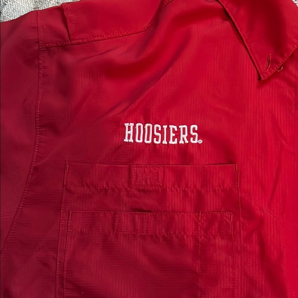 Indiana University Hoosiers Red Short Sleeve Button Down Shirt 2XL Proed… - Picture 3 of 7